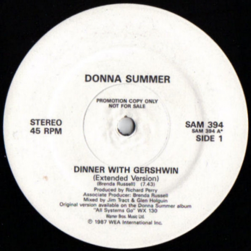 DONNA SUMMER - Dinner With Gershwin