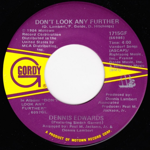 DENNIS EDWARDS - Don\'t Look Any Further