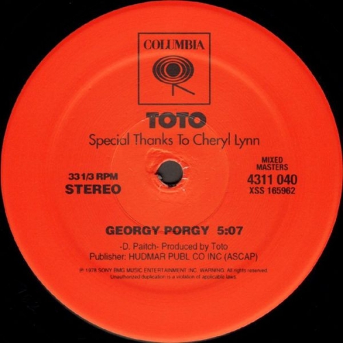 TOTO - GEORGY PORGY