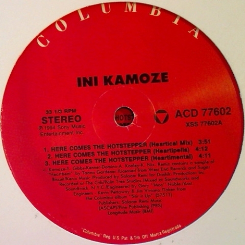 INI KAMOZE - Here Come The Hotstepper