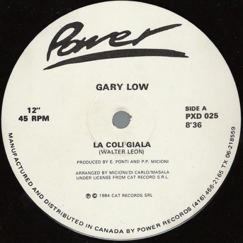 GARY LOW - La Colegiala