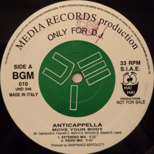 ANTICAPPELLA - Move your body