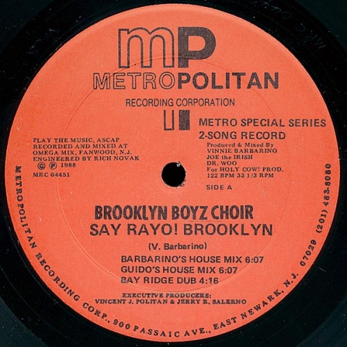 BROOKLYN BOYZ CHOIR - Say rayo