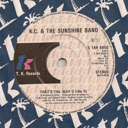 K.C. & THE SUNSHINE BAND - That's The Way (I Like It)