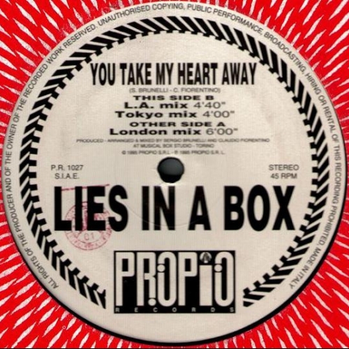 LIES IN A BOX - You take my heart away